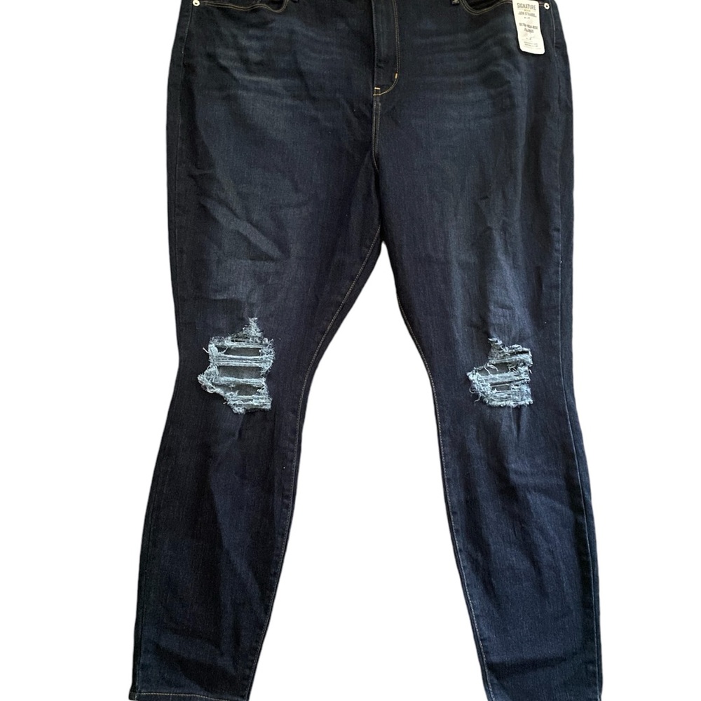 Signature by Levi Strauss & Co. Gold Plus Size High Rise Jeggings Jeans 24M